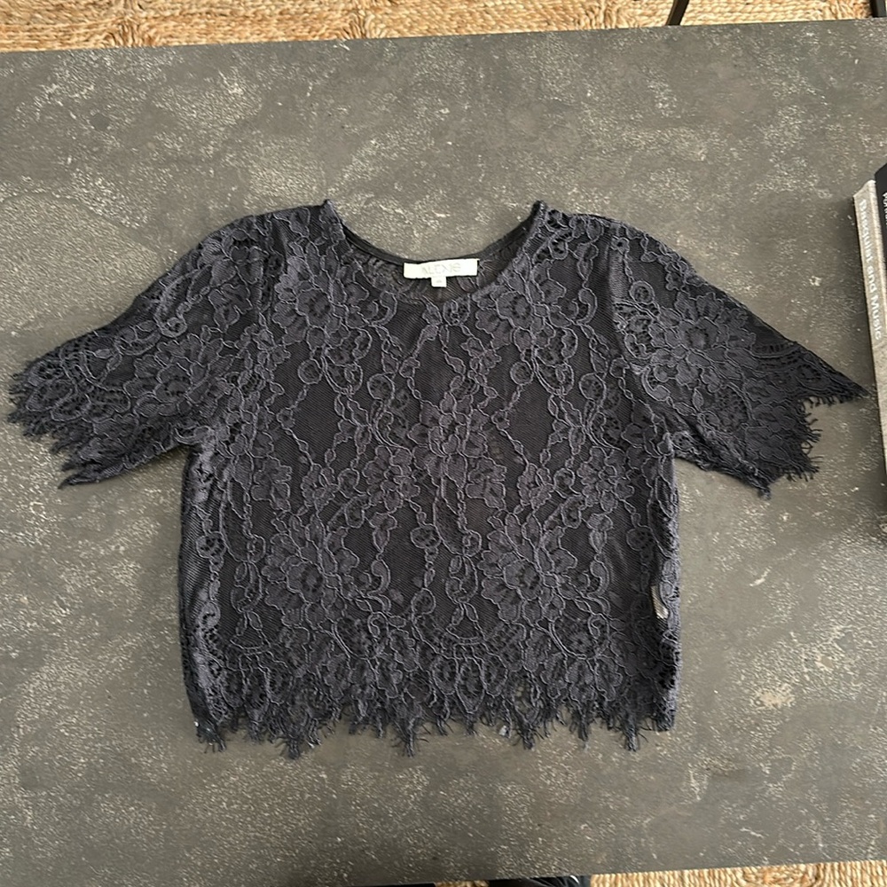 Alexis lace crop top size small sold
